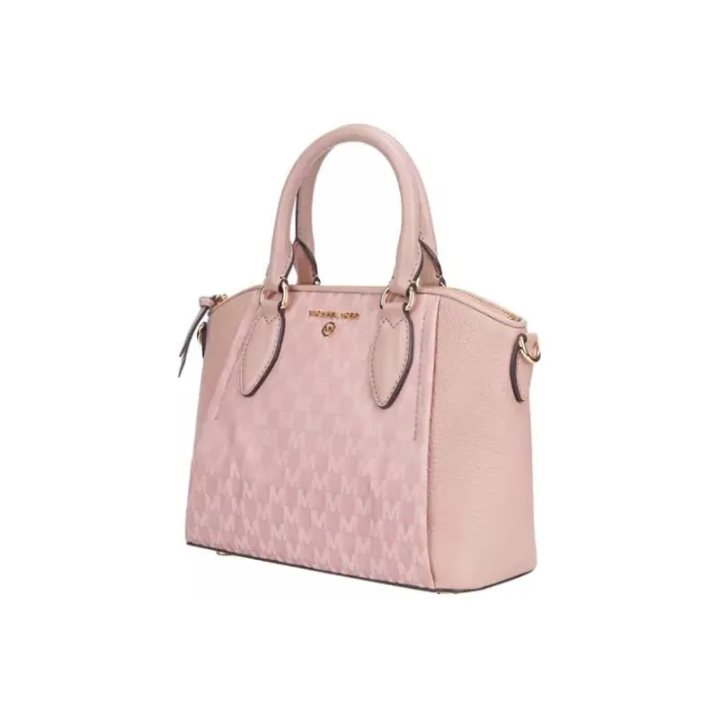 MICHAEL KORS Sienna Cow Leather Handbag, Shoulder Bag, Crossbody Bag Medium Size Women's Pink-1