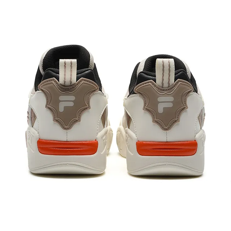 FILA FUSION Sport Vintage Basketball Shoes 'White Brown'-3