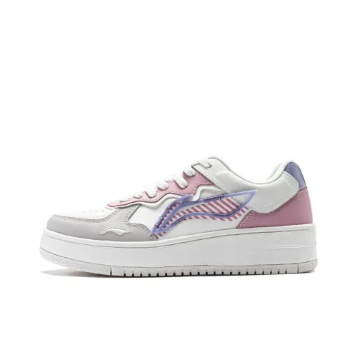 LINING Rise The Phoenix Casual Shoes Women's Low-Top Gray/Pink/Purple