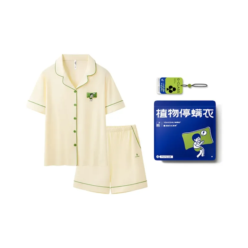 YOUKESHU Pajama Set Unisex Multicolor-8