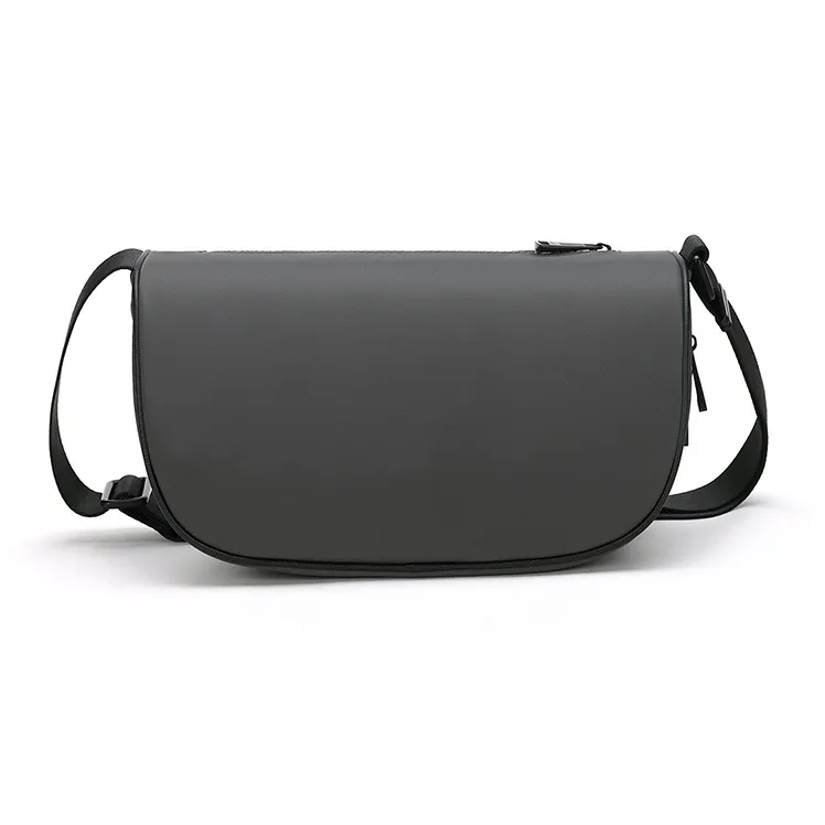 ELLE HOMME Fabric Shoulder Bag Regular Unisex Solid Color-4