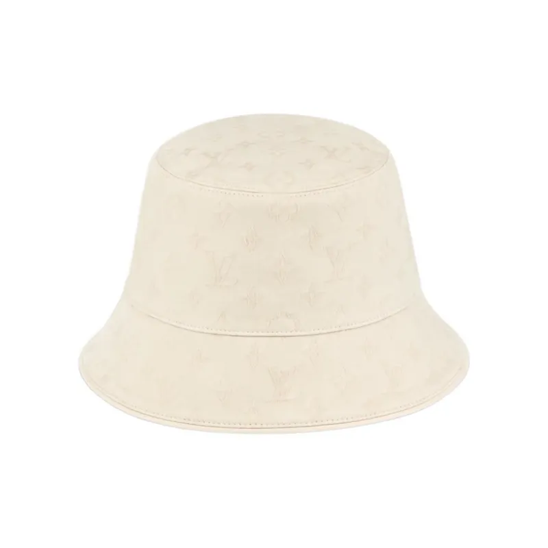 LOUIS VUITTON FIRST Bucket Hats Women's Beige Yellow-2