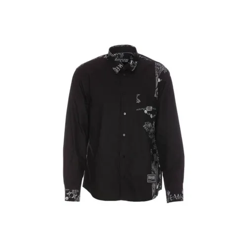 VERSACE JEANS COUTURE Shirts Men Black