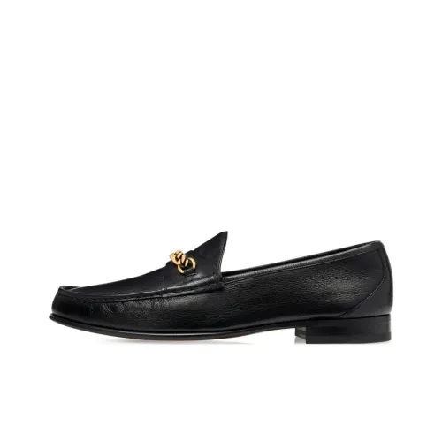 TOM FORD Chain-link Leather Loafers