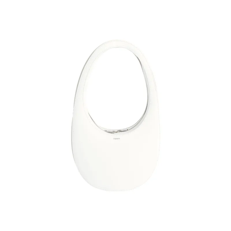 COPERNI Smooth Leather Handbag Shoulder Bag Women's White-0