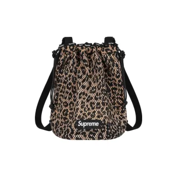 Supreme Polyester Backpack Small Size Unisex Leopard Print
