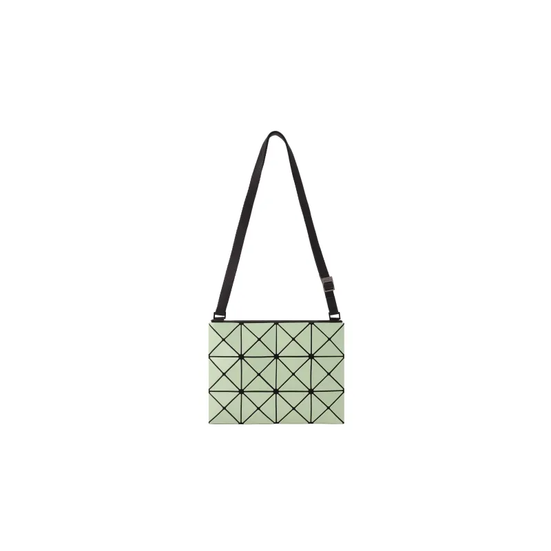ISSEY MIYAKE Lucent Gloss Mi Artificial Leather Shoulder Bag, Crossbody Bag Regular Unisex Light Green & Blue Green-0