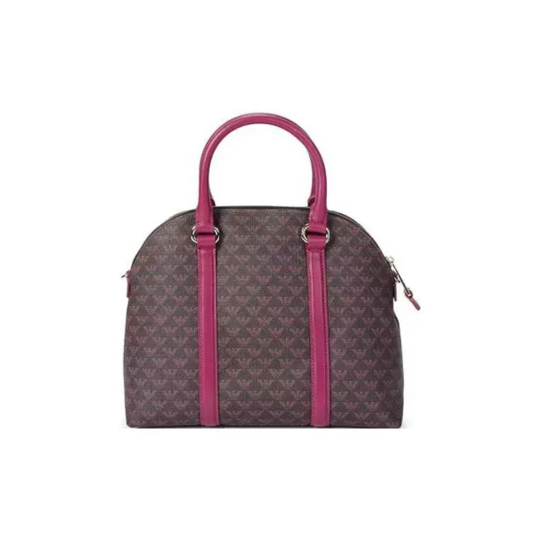 EMPORIO ARMANI Leather Handbag Regular Women's Brown-1