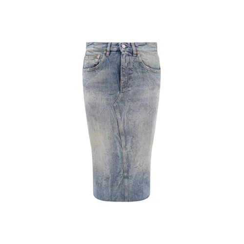 MM6 Maison Margiela Denim Midi Skirt