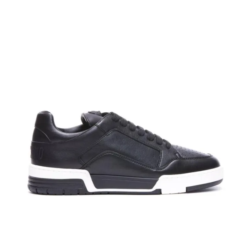 MOSCHINO Teddy Bear Detailed Lace-Up Sneakers-1