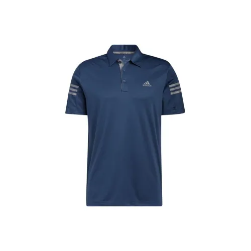 Adidas Polo Shirts Men Navy Blue