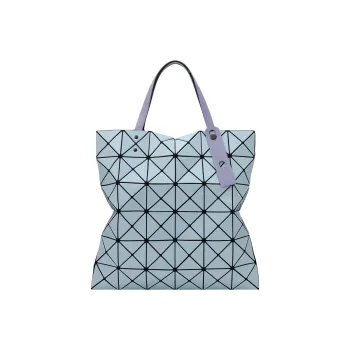 ISSEY MIYAKE Lucent Gloss Mi Vinyl Chloride Resin Handbag Regular Unisex Light Blue With Lavender Accents