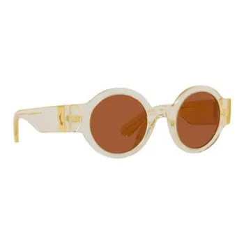 Polo Ralph Lauren Acetate Round Sunglasses Unisex White