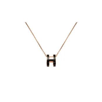 HERMES Mini Pop H Pendant Noir