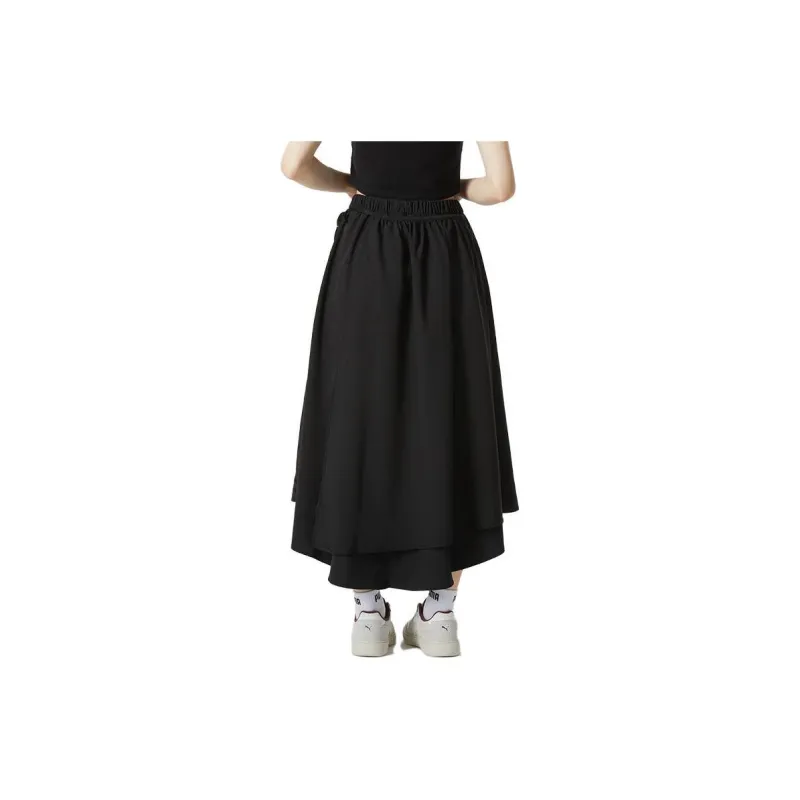 PUMA Casual Long Skirts Women's Black-1