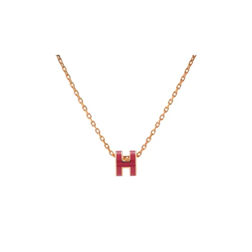 HERMES Mini Pop H Necklaces Women's