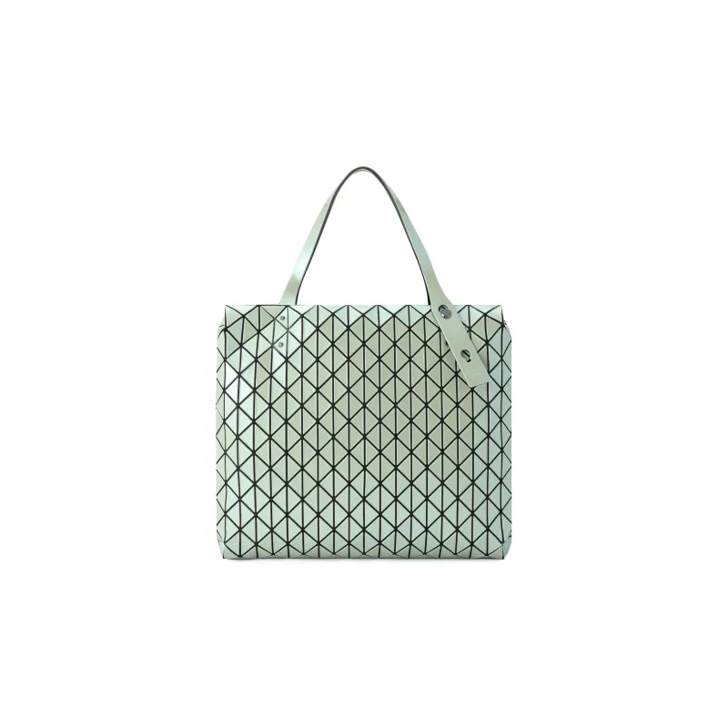 ISSEY MIYAKE Row Metallic PVC Handbag Unisex Light Green-0