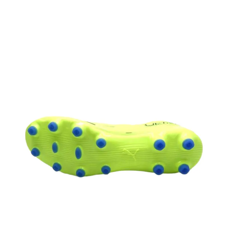 PUMA Ultra Pro HG/AG Slip Resistant Soccer Shoes Men's Green Blue-3