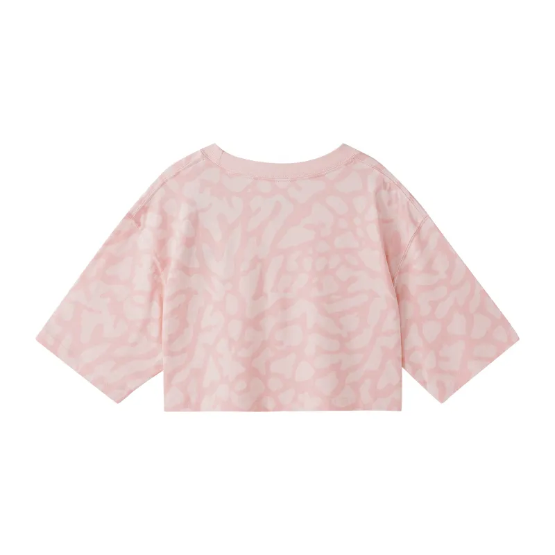 Jordan Crop Tops Women's Elegant Light Pink-1