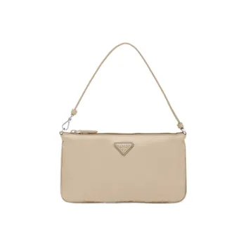 PRADA Re Nylon Mini Bag Desert Beige