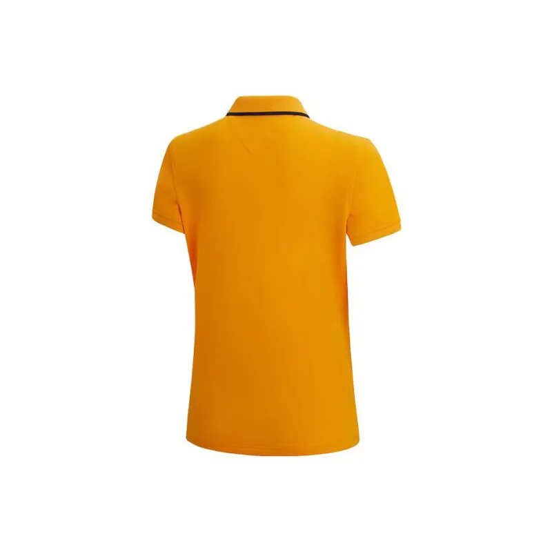 LiNing Polo Shirt Women's Da Orange Yellow-1