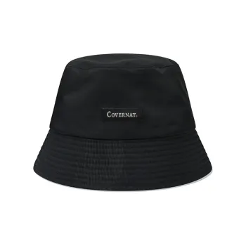COVERNAT Cotton, Nylon Bucket Hats Unisex Black