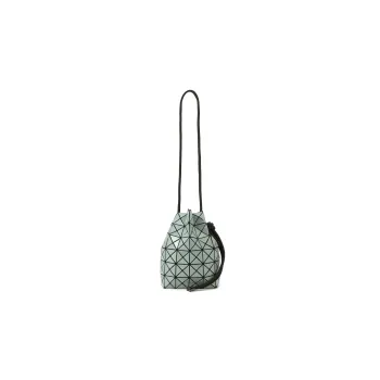 ISSEY MIYAKE Wring Gloss Nylon Crossbody Bag, Shoulder Bag Women's Gray Green
