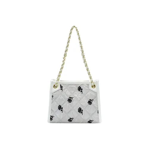 JANE KLAIN Canvas Tote Bag Shopping Bag Chain Bag Crossbody Bag Medium Size Women's Multicolor