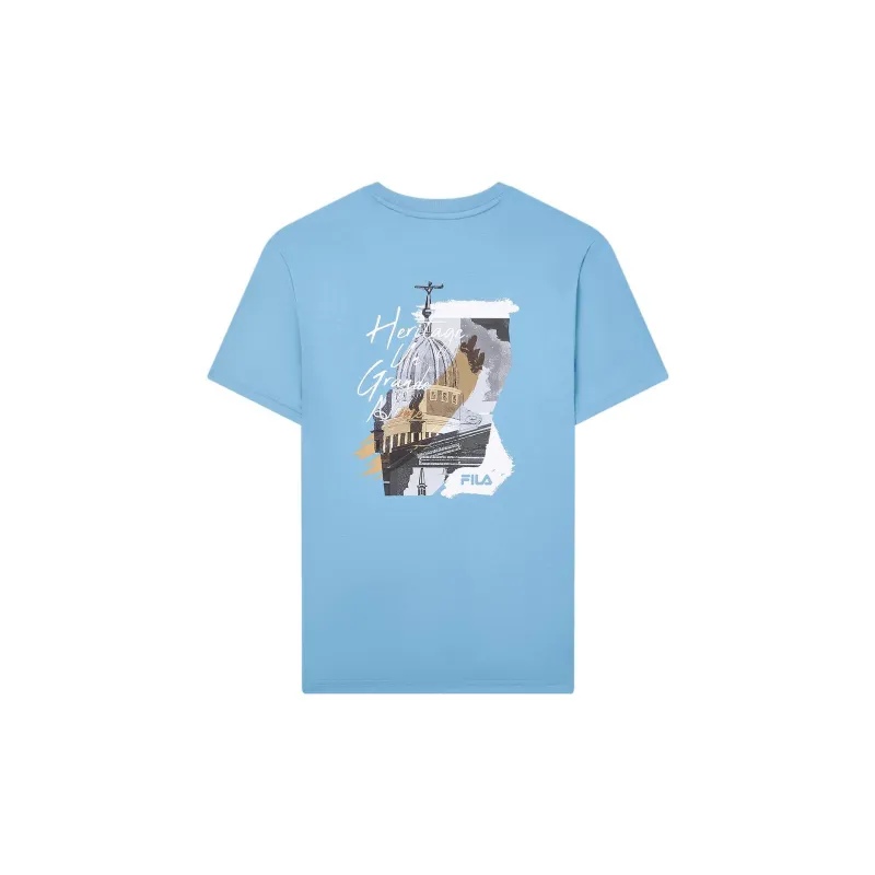 FILA T Shirt Men's Sea Deep Blue-1