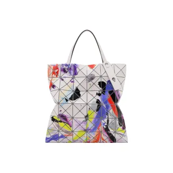 ISSEY MIYAKE Palette Polyvinyl Chloride Handbag Regular Unisex Light Gray