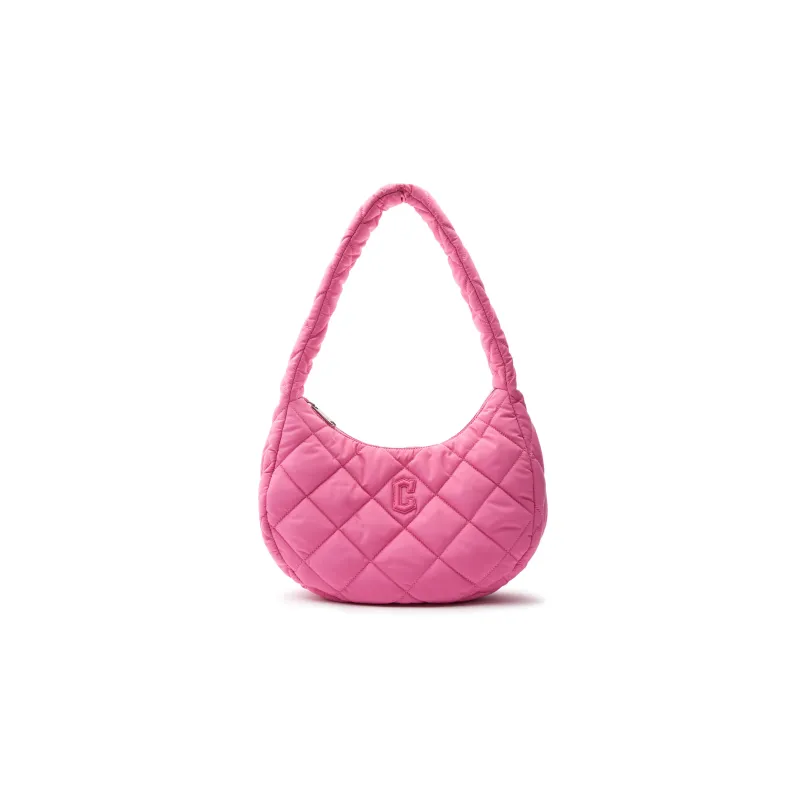 MLB Polyester Cloud Bag Dumpling Bag Shoulder Bag Handbag Shoulder Bag Women's Pink-0