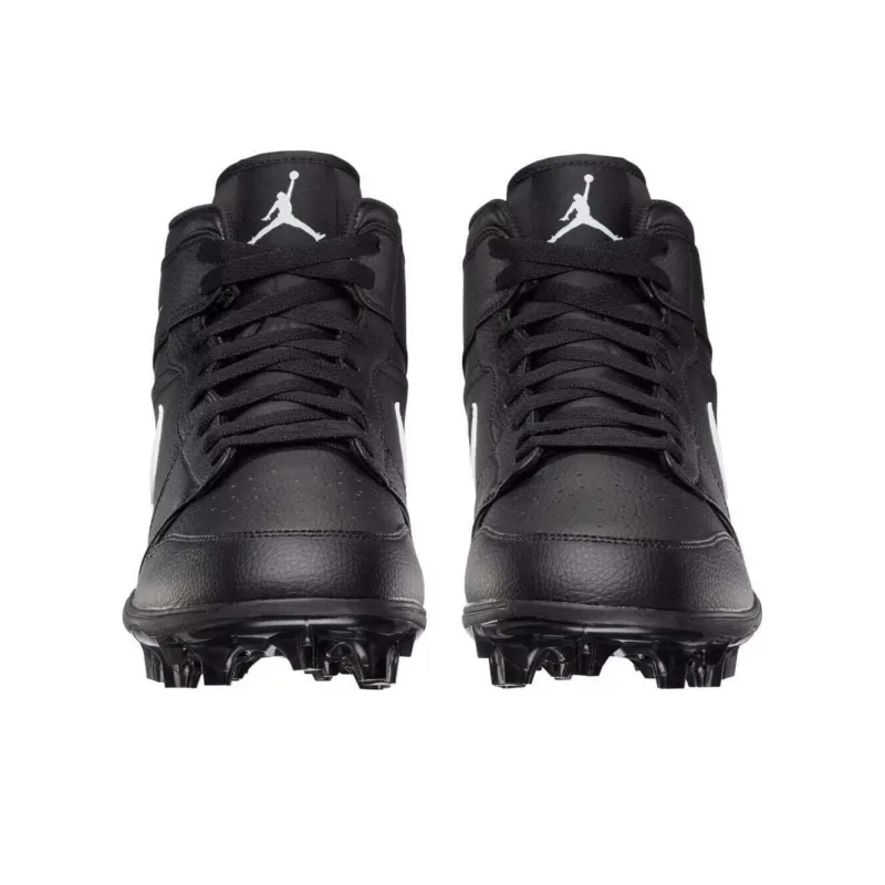 Jordan 1 Mid Td Cleat Black White-2