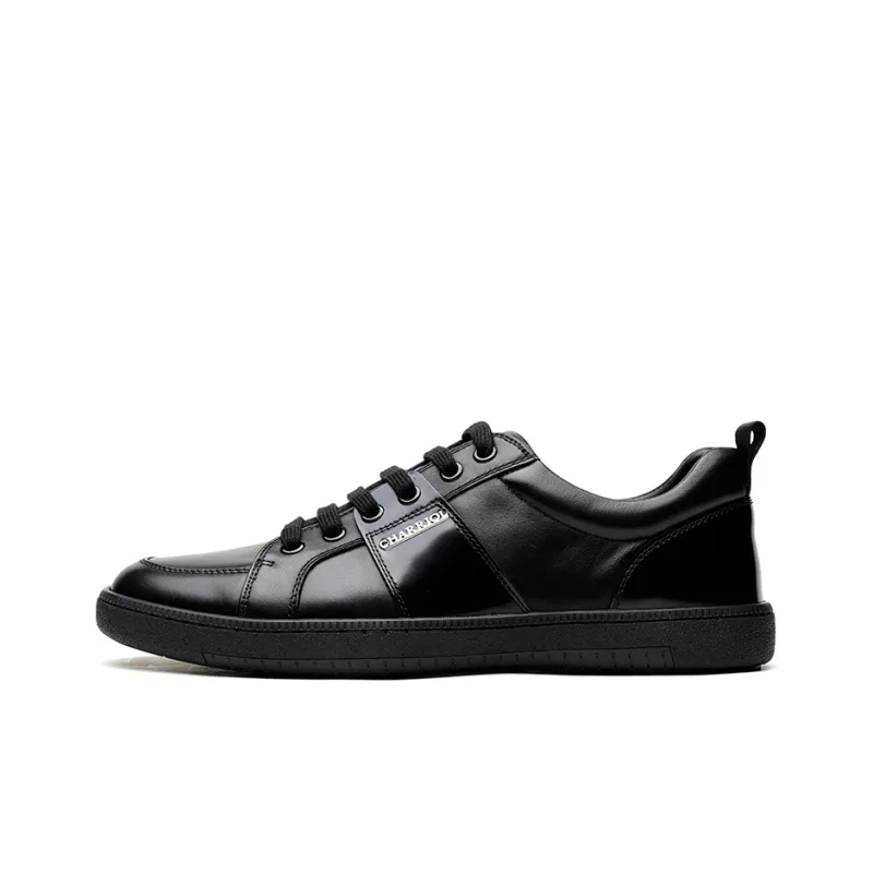 CHARRIOL Low Top Skateboard Shoes Men's Black-0