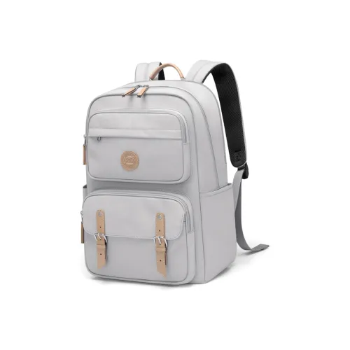 GOLF Fabric Backpack Large Size Unisex Black/Light Green/Cloudy Gray