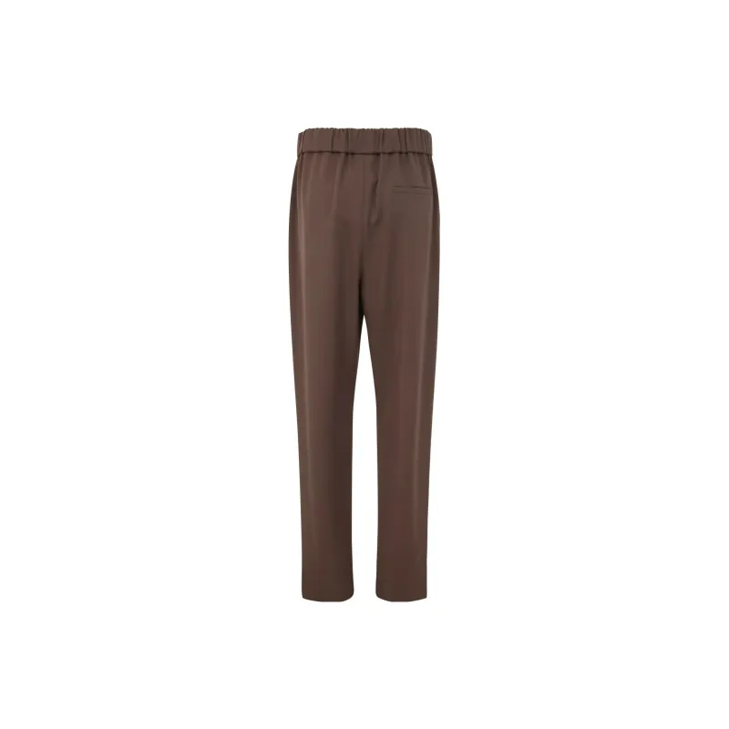 GIORGIO ARMANI High Waist Straight Leg Trousers-1