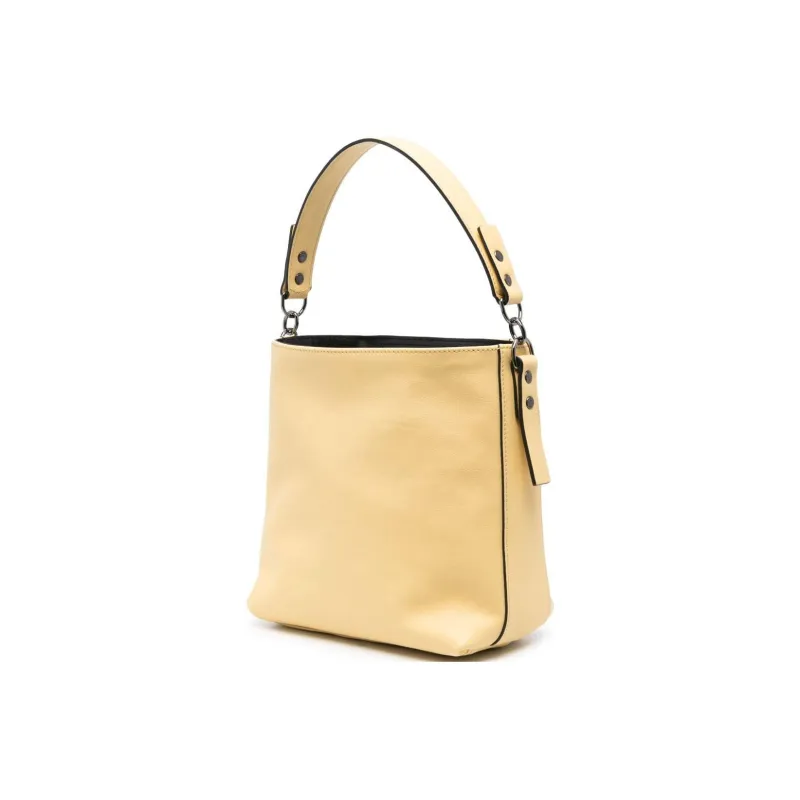 LONGCHAMP 3D Cow Leather Tote Bag Shopping Bag Handbag Crossbody Bag Small Size Women's Butter Yellow-1