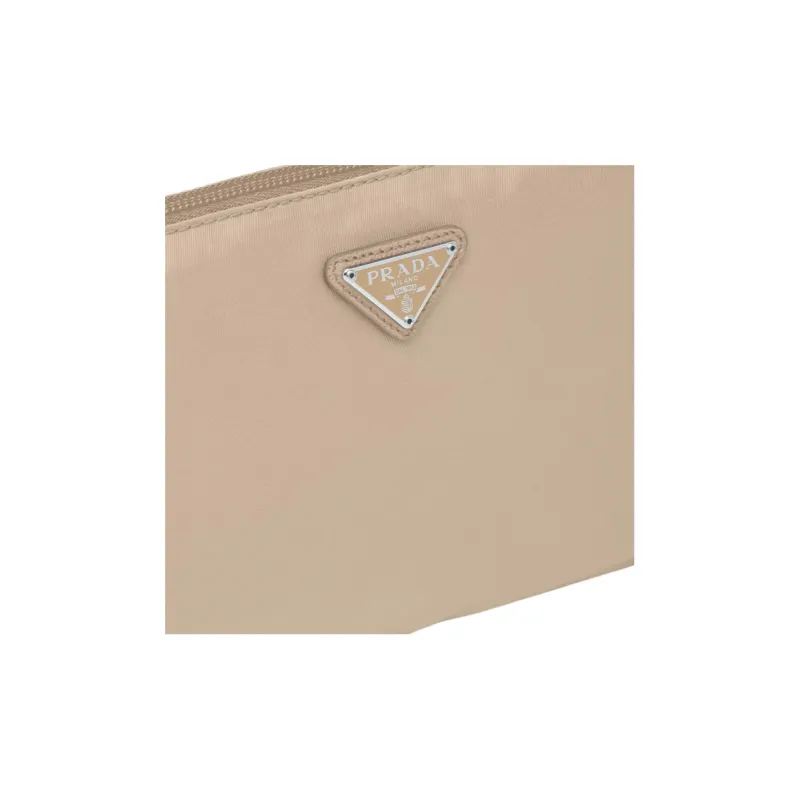 PRADA Re Nylon Mini Bag Desert Beige-4