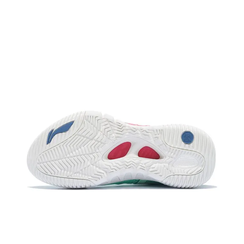 LiNing Badfive 2 Low Cushioning, Slip Resistant, Abrasion Resistant, Coverage, Support Low Top Basketball Shoes Green-3