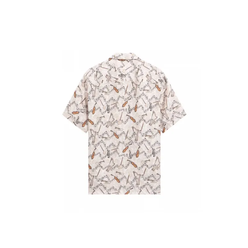 COTON DOUX Shirts Men Ecru-1