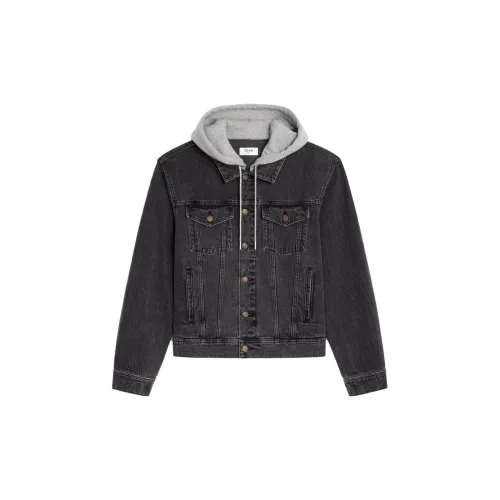 CELINE Denim Jackets Men Gray