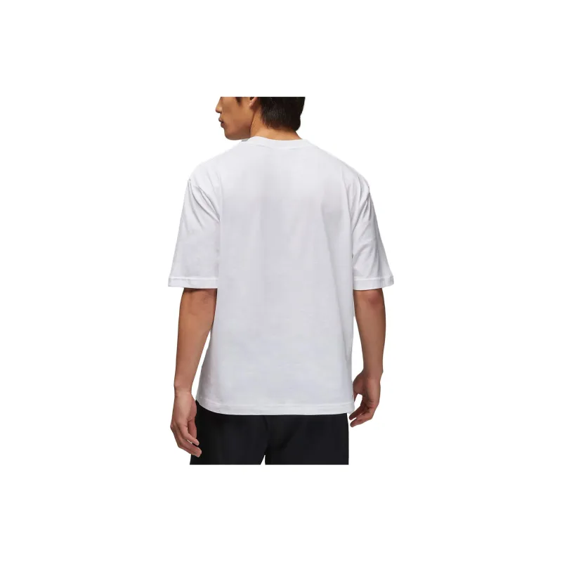 Jordan M J SPRT GFX T Shirts Men White-1