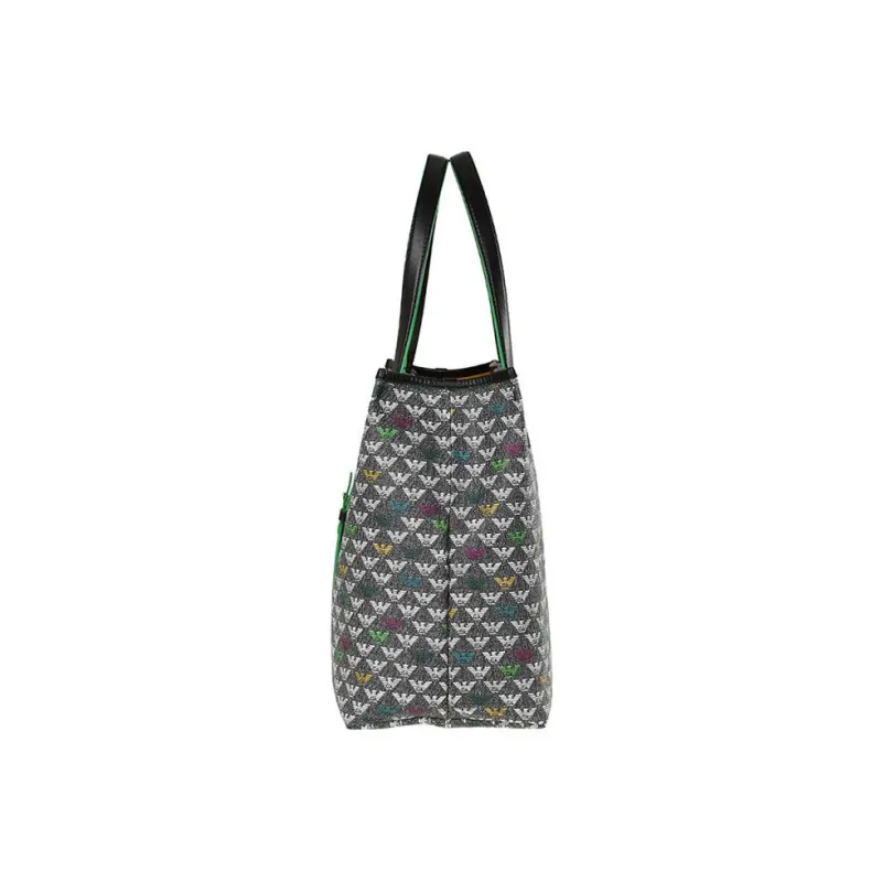 EMPORIO ARMANI PVC Tote Bag Shopping Bag Shoulder Bag Handbag Women's Multicolor-2