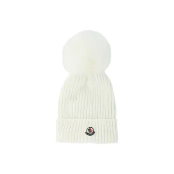 Moncler Ribbed Pompom Beanie