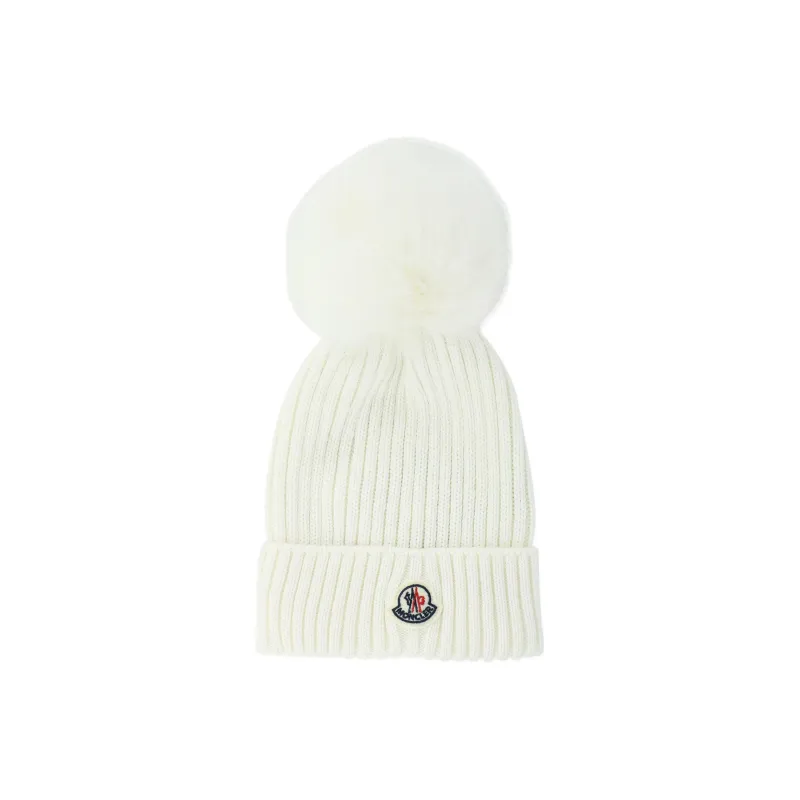 Moncler Pompom Ribbed Beanie-0
