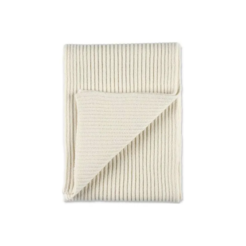 KENZO Logo-tag Ribbed Scarf-1