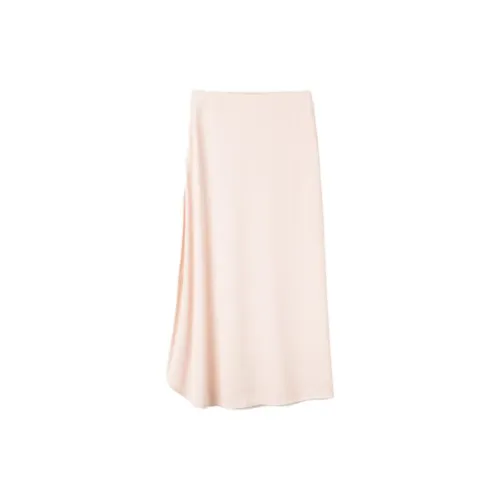 TOTEME Casual Long Skirts Women's Blush Color