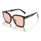 Black Frame with Blush Lens
