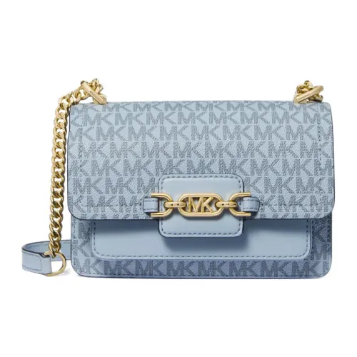MICHAEL KORS Coated Canvas Small Square Bag Chain Bag Shoulder Bag Crossbody Bag Extra Small Women's Blue