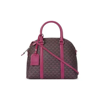 EMPORIO ARMANI Leather Handbag Regular Women's Brown