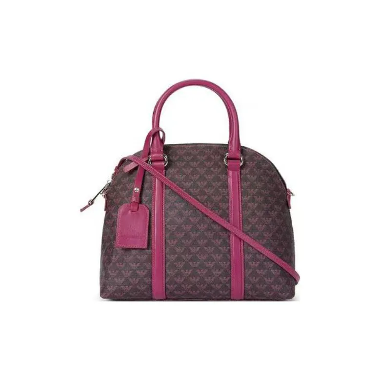 EMPORIO ARMANI Leather Handbag Regular Women's Brown-0